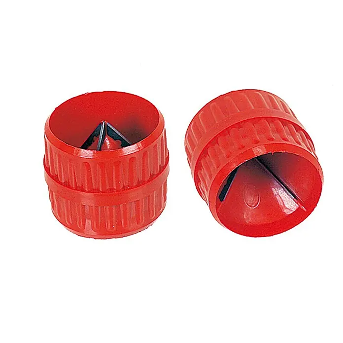 Rothenberger Industrial Innen- & Außenfräser - 4 mm - 36 mm - Zwei rote Rohrabschneider mit Klingen zur präzisen Bearbeitung von Rohren. Ein Werkzeug für Installateure und Heimwerker.