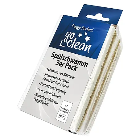 Peggy Perfect  Reinigungsschwamm Go Clean Nachhaltiger Spülschwamm