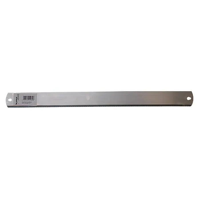 Küpper Ersatz-Sägeblatt Universal Modell 665 - Blattlänge: 620 mm, 14 Stk. - Metallisches Handsägeblatt mit Löchern an beiden Enden und einer gezackten Kante.