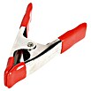 Alpha Tools Juego de abrazaderas para encolado (2 piezas, Anchura de sujeción: 30 mm, Recubierto de plástico)