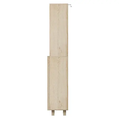 SONNENH Hochschrank mit offenen Fächern, Eichenoptik