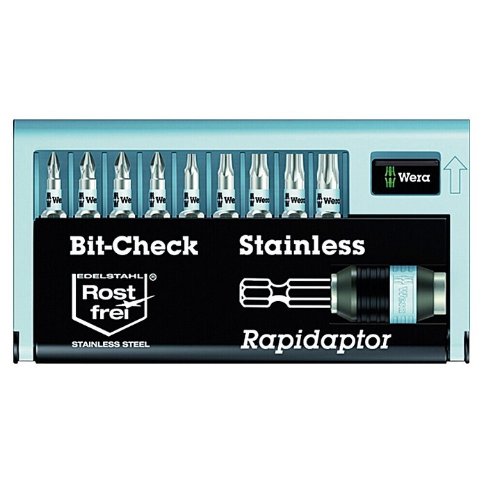 Wera Premium Plus Bitset BC 10/9 Stainless (11-delig, Magnetisch)
