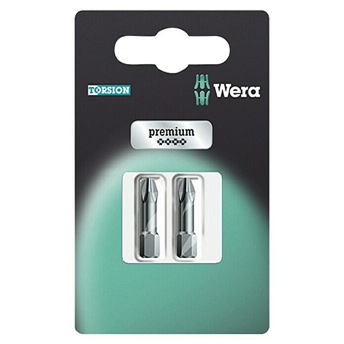 Wera Set bits Premium 851/1 TZ PH (3-delig, Phillips-kruiskopschroeven)