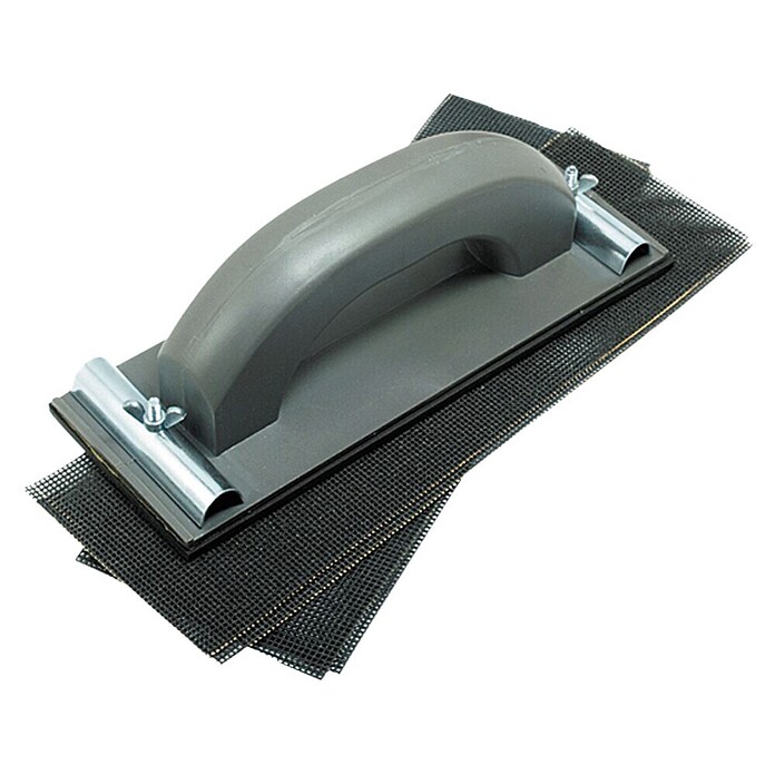 Wolfcraft Handschuurblokset (Gladmaken van oppervlakken, 5-delig, Afmeting schuurpapier: 280 x 115 mm)