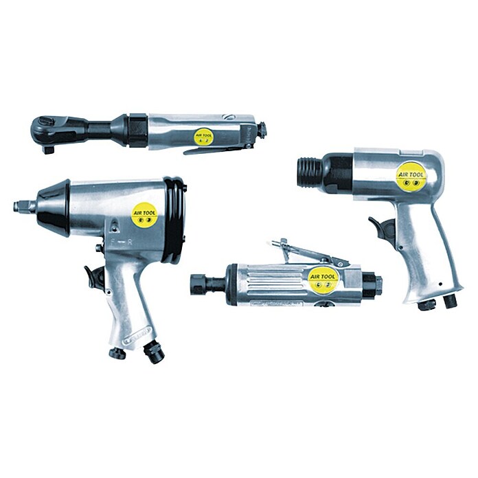 Craftomat Pneumatisch gereedschapsset (34-delig, 6 bar, 120 - 300 l/min)