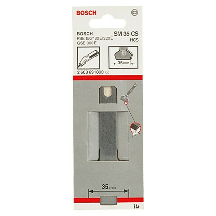 Bosch Cuchilla rascadora SM 35 CS moquetas (Ancho: 35 mm)