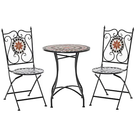 Outsunny Gartenmöbel-Set Mehrfarbing Ф60 x 71H cm
