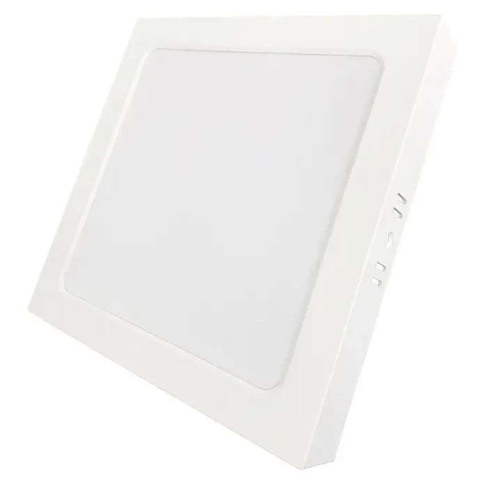 Luxula LED-Wand- & Deckenleuchte Aufbauleuchte 12W IP44-Geschützt 1200lm -  - Quadratische weiße LED-Deckenleuchte zur Oberflächenmontage.