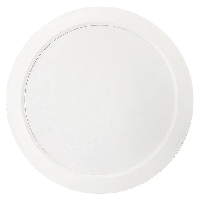 Luxula LED-Wand- & Deckenleuchte Aufbauleuchte 24W IP44-Geschützt 2400lm -  - Rundes weißes LED-Panel mit mattierter Abdeckung.