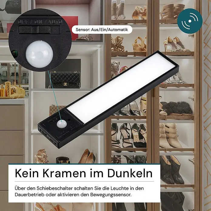Luxula LED-Unterbauleuchte Akku CCT Warm -Kaltweiß Dimmbar Magnetische online kaufen bei BAUHAUS