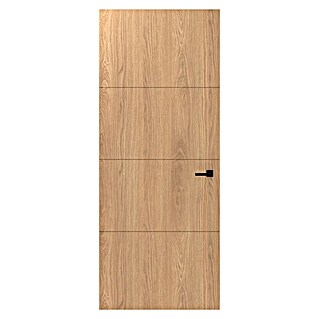 Solid Elements Schuifdeur SE 8102 (93 x 211,5 cm, Light Oak | Transparant)