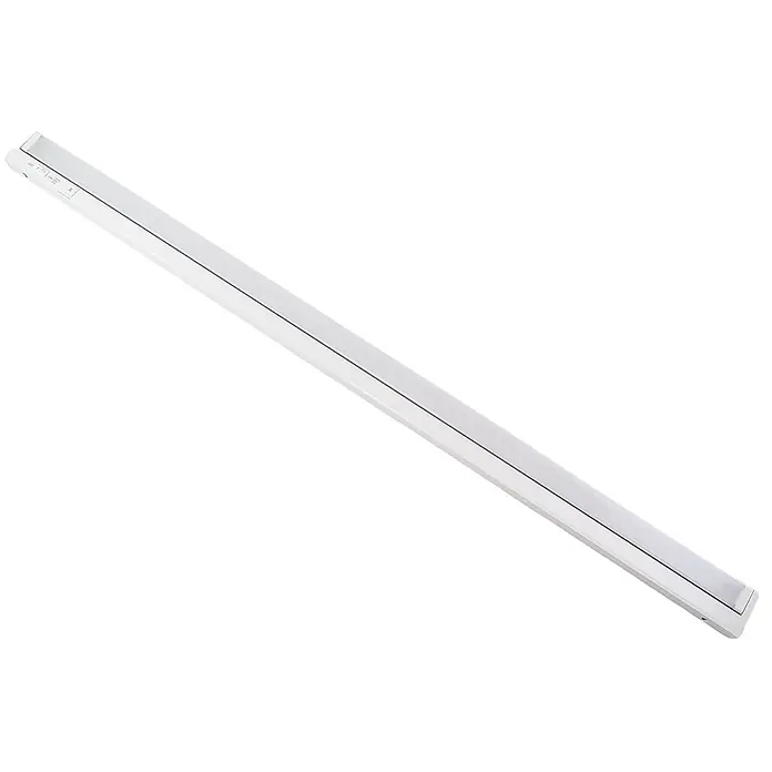 Luxula LED-Unterbauleuchte - Lichtfarbe: Mehrfarbig, 16 W - Weiße lineare LED-Leuchte mit integrierten Bedienelementen für Ein/Aus, Dimmung und Farbtemperatur.