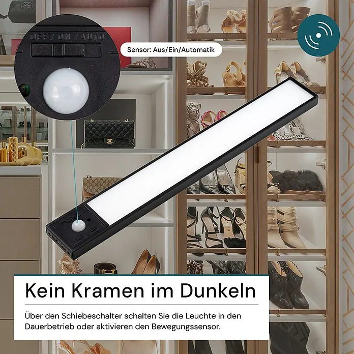 Luxula LED-Unterbauleuchte Akku CCT Warm -Kaltweiß Dimmbar Magnetische online kaufen bei BAUHAUS