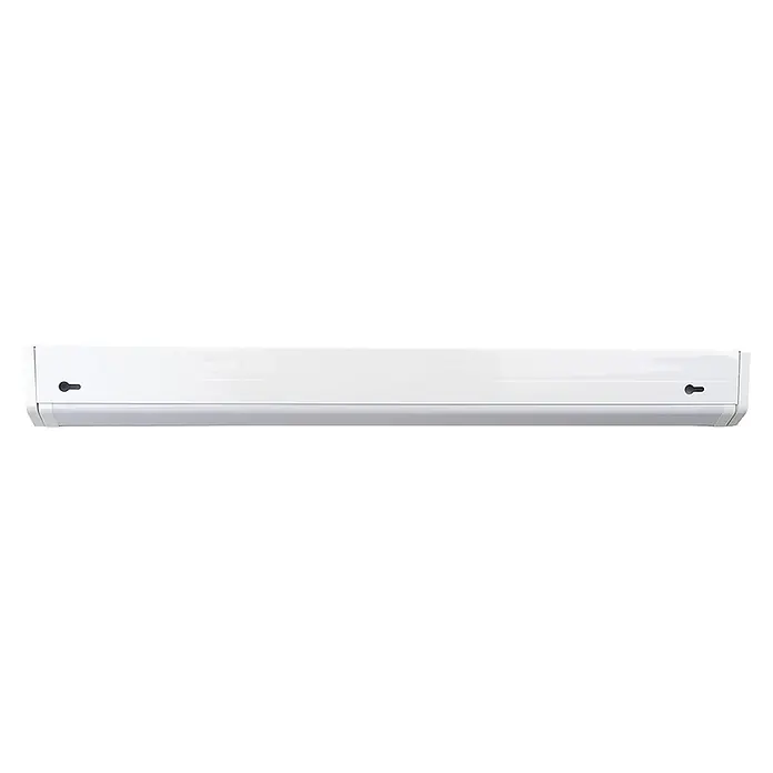 Luxula LED-Unterbauleuchte - Lichtfarbe: Mehrfarbig, 8 W - Weiße, schlanke LED-Lichtleiste mit diffuser Abdeckung und zwei Schlüsselloch-Montageschlitzen.