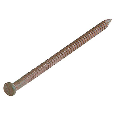 Rillennagel (Länge: 40 mm, Dunkelrot/Braun, 80 Stk.)