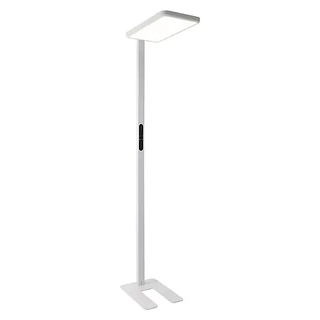 Luxula LED-Stehleuchte Stehlampe Up/Down Bürolampe Weiß 100W 7000LM 4000K