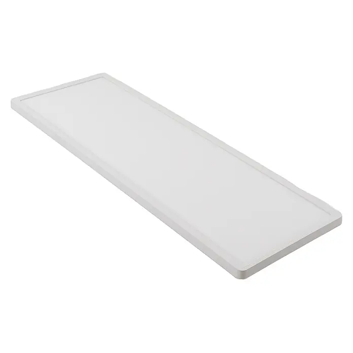 Luxula LED-Deckenleuchte - 24 W, Weiß, Mehrfarbig - Weißes rechteckiges LED-Panel-Licht.