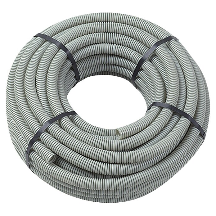 Flexrohr (EN 20, 25 m, PVC, 320 N, Grau)