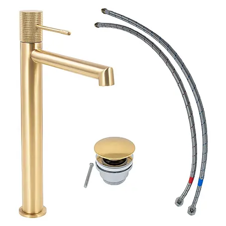 SCHÖNER WOHNEN-Kollektion  Waschtischarmatur Kadia Auslaufhöhe 24,2 cm Mattgold