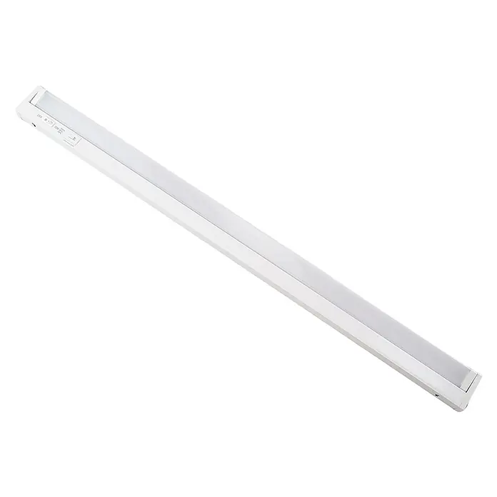 Luxula LED-Unterbauleuchte - Lichtfarbe: Mehrfarbig, 12 W - Weiße LED-Unterbauleuchte mit Schaltern für Ein/Aus und Dimmfunktion.