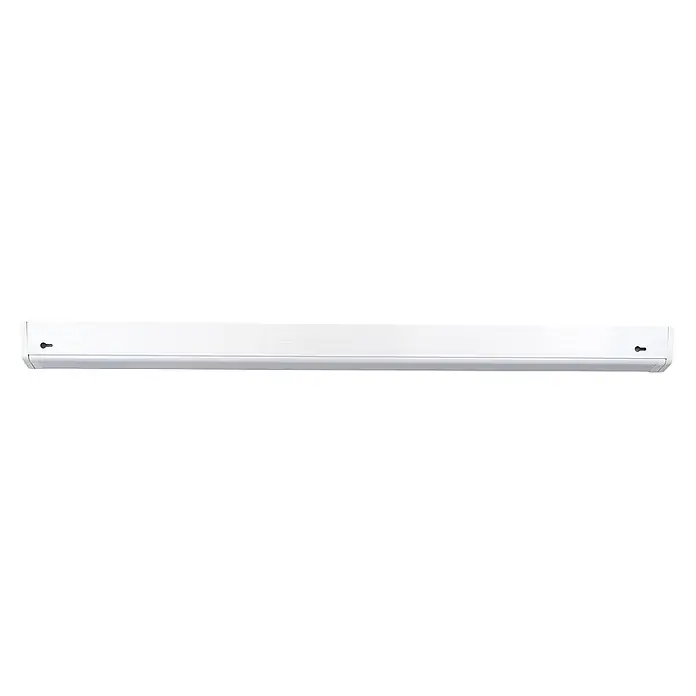 Luxula LED-Unterbauleuchte - Lichtfarbe: Mehrfarbig, 12 W - Weiße rechteckige LED-Linearleuchte mit diffuser Abdeckung und Befestigungsschlitzen.
