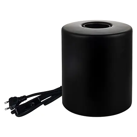 Luxula Deko-Tischleuchte E27 Fassung Modern Design Metall Nachttischleuchte