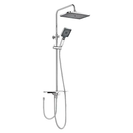 SCHÖNER WOHNEN-Kollektion  Duschsystem Verina Wassersparend Chrom