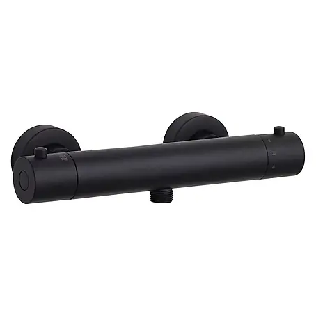 SCHÖNER WOHNEN-Kollektion  Brausegarnitur Duschthermostat Dicu Eco-Stop Mattschwarz