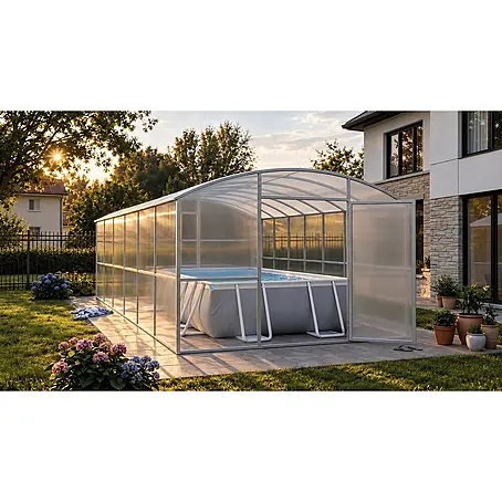 Garten Dream  Poolüberdachung Laguna, 10mm Polycarbonat