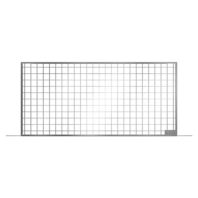 ACO Therm Lichtschachtrost - L x B: 80 x 40 cm, Stahl verzinkt - ACO Bodenroste: Eine robuste und langlebige Lösung für den Außenbereich, ideal für Entwässerung und Sicherheit.
