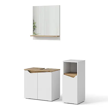 Badmöbel-Set Marelle 60 cm Weiß Art.-Nr. 40849