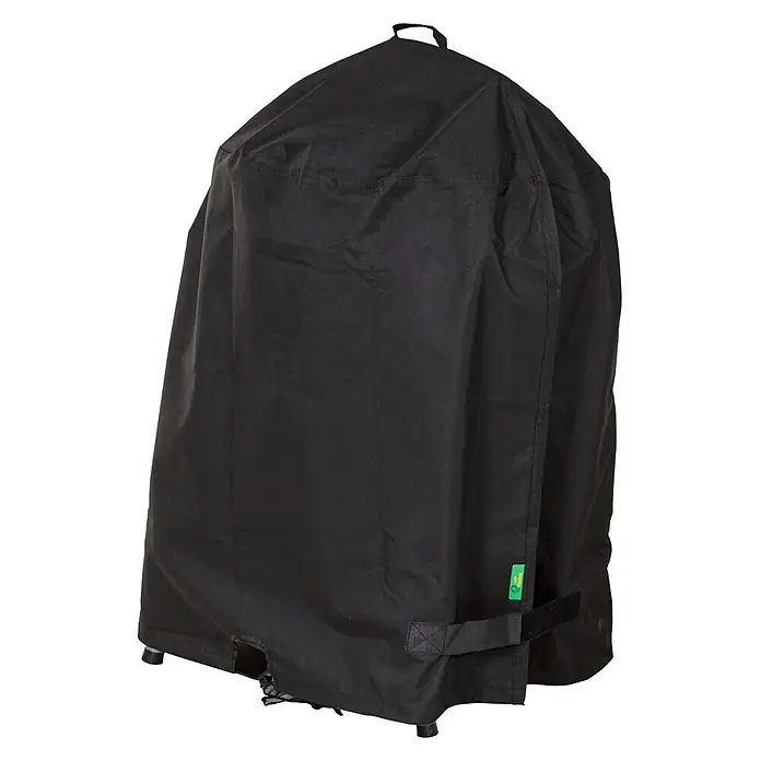 Mehr Garten Grill-Schutzhülle Premium Ø55 cm -  - Schwarze Schutzhülle für Outdoor-Geräte mit Griff und Befestigungsriemen.