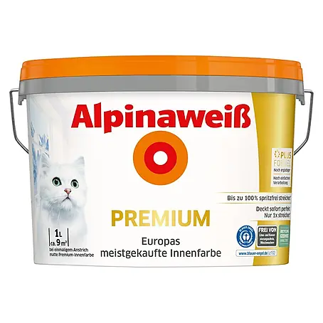 Alpina Alpinaweiss Wandfarbe Premium