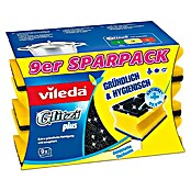 Vileda Topfreiniger Glitzi Plus (Glitzi Härtegrad: 2, 9 Stk., Antibakteriell)