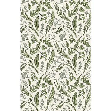 Euroshowers Duschvorhang Green Spices 180 x 200 cm Blättermotiv Grün