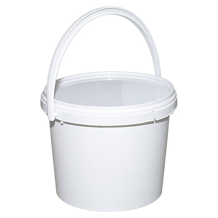 Putzeimer mit Deckel (5 l, Kunststoff, Weiß) | BAUHAUS