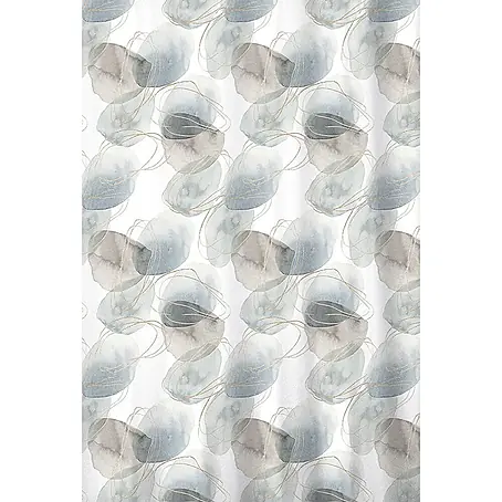 Euroshowers Duschvorhang Boulder 180 x 200 cm Abstraktes Steinmotiv