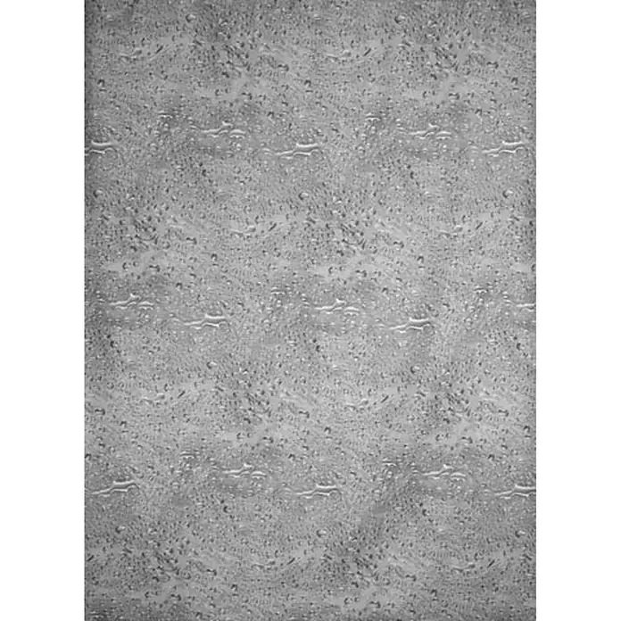 Euroshowers Duschvorhang Water Gray 180 x 200 cm Wasserstruktur -  - Nahaufnahme einer grauen Oberfläche mit Wassertropfen und Spuren, wie Regen auf einem Fenster.