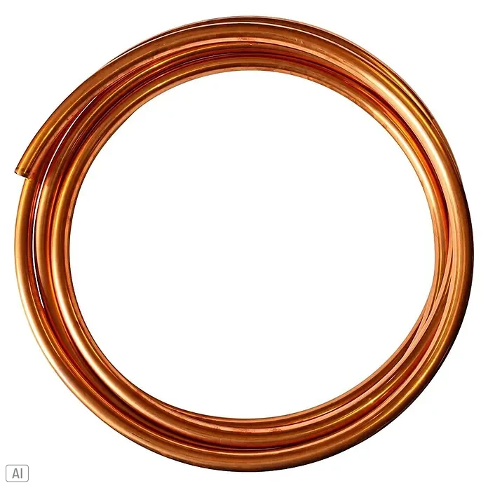 Kupferrohr - Durchmesser: 18 mm, Länge: 5 mm - Vorderansicht