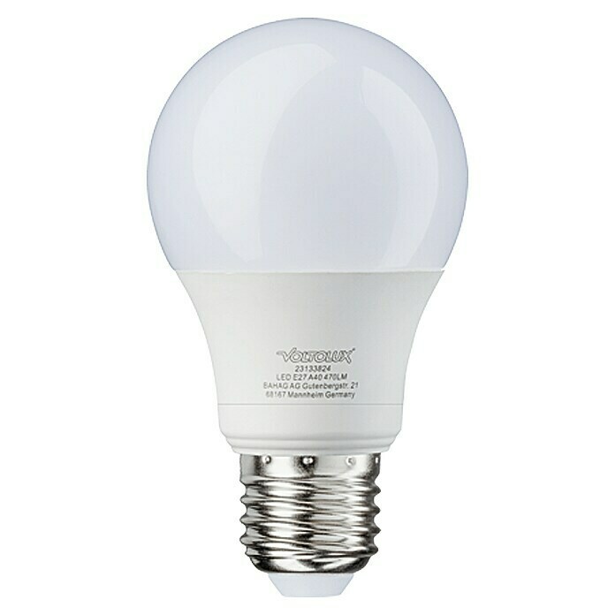Voltolux Bombilla LED (12 W, E27, Color de luz: Blanco frío, No regulable, Redondeada)