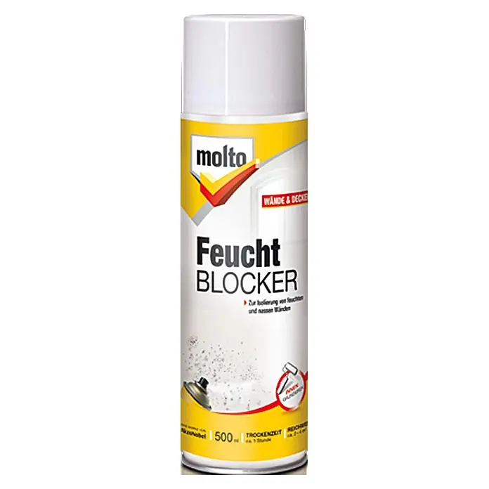 Molto Isolierfarbe Feuchtblocker - 500 ml, Aerosoldose - Vorderansicht