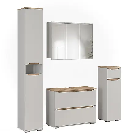 Badmöbel-Set Ruben 80.2 cm Weiß Art.-Nr. 65888