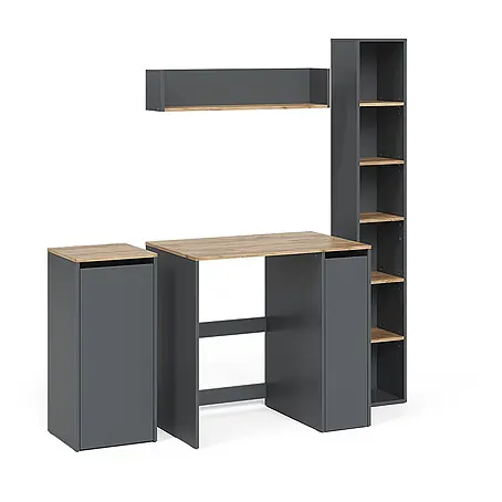 Badmöbel-Set Viktor 30 cm Anthrazit Art.-Nr. 59168