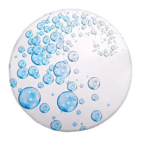 SANILO  Badteppich rund Wasserblasen Ø 80 cm