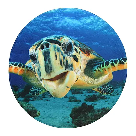 SANILO  Badteppich rund Schildkröte Ø 80 cm