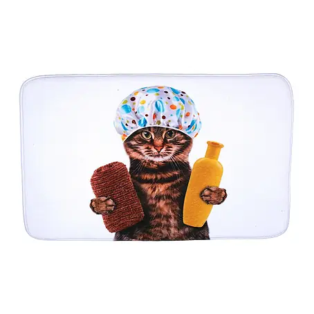 SANILO  Badteppich Shower Cat 70 x 110 cm