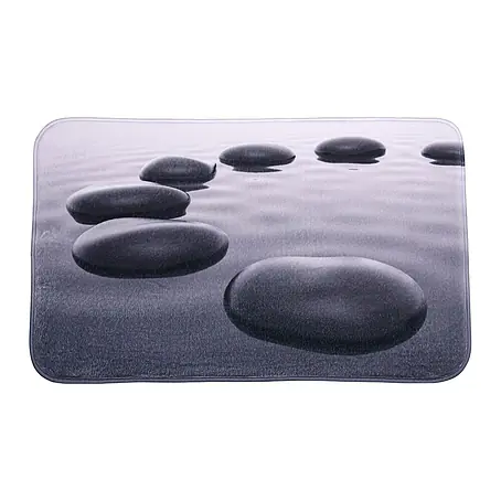 SANILO  Badteppich Black Stones 70 x 110 cm