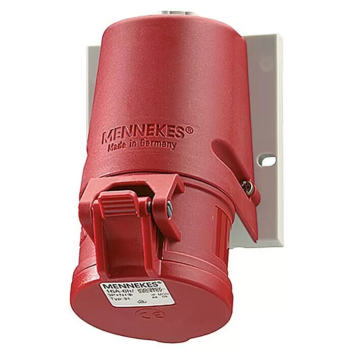 Mennekes CEE-Wandsteckdose - 16 A, 400 V, 5 Stk., IP44