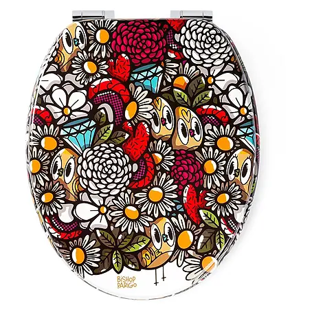 Tohaa Design WC-Sitz BirdyFlowers - Bishop Parigo