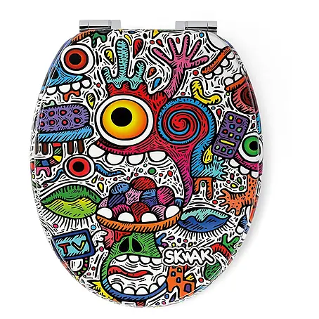 TohaaDesign WC-Sitz Crazy Maniac - Skwak